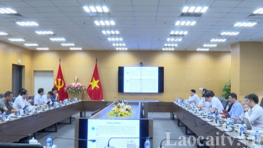 Đoàn công tác tỉnh Lào Cai làm việc với Bộ Thông tin và Truyền thông về chuyển đổi số