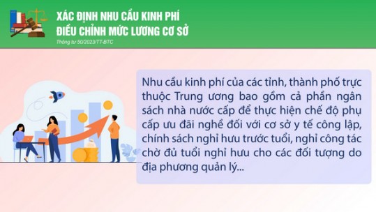 Hướng dẫn xác định nhu cầu thực hiện tăng lương cơ sở