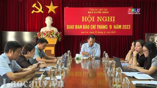 Giao ban báo chí tháng 9/2023