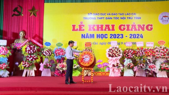 Khai giảng năm học mới tại Lào Cai