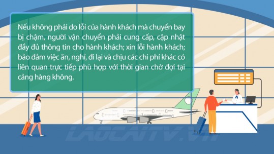 Chuyến bay bị chậm 5 tiếng, khách hàng được hoàn tiền