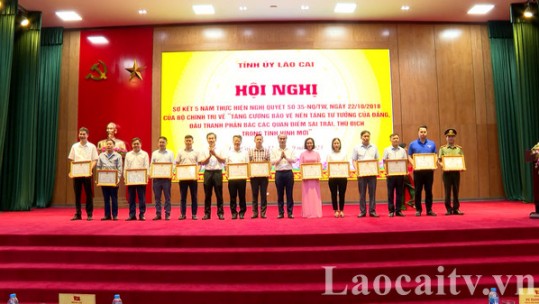 Tỉnh ủy Lào Cai sơ kết 5 năm thực hiện Nghị quyết số 35 của Bộ Chính trị