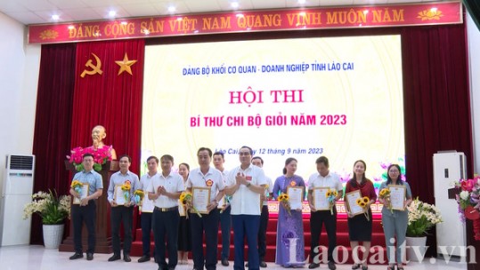 Hội thi Bí thư chi bộ giỏi năm 2023