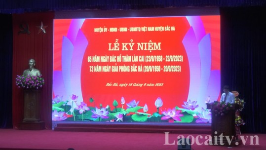 Bắc Hà kỷ niệm 65 năm ngày Bác Hồ lên thăm Lào Cai