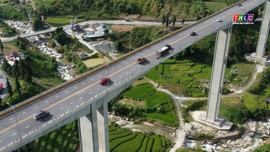 Lưu thông toàn tuyến đường nối và cầu Móng Sến đi Sa Pa không giới hạn tải trọng từ 14 giờ ngày 22/9