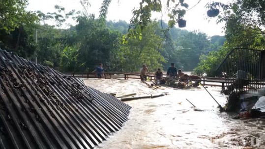Tập trung khắc phục hậu quả mưa lũ tại huyện Bảo Thắng