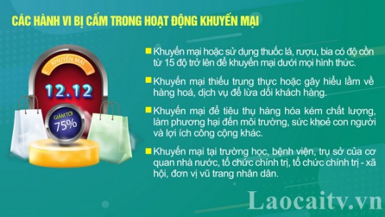 Các hành vi bị cấm trong hoạt động khuyến mại