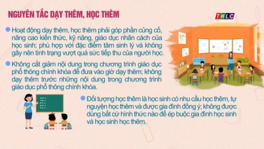 Nguyên tắc dạy thêm, học thêm