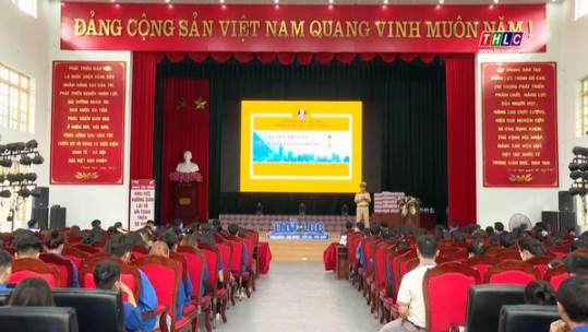 Hơn 500 đoàn viên, thanh niên tham gia Ngày hội Thanh niên với văn hóa giao thông