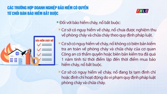 Các trường hợp doanh nghiệp bảo hiểm có quyền từ chối bán bảo hiểm bắt buộc