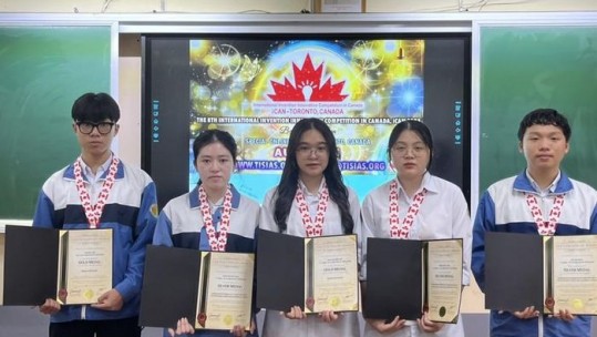 Học sinh Lào Cai đoạt 2 giải đặc biệt trong Cuộc thi Sáng tạo Sáng chế Quốc tế