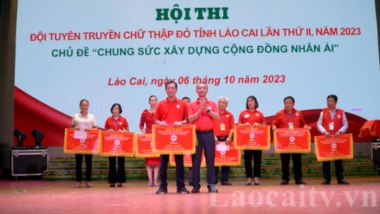 Hội thi “Đội tuyên truyền chữ thập đỏ” tỉnh Lào Cai lần thứ 2 năm 2023