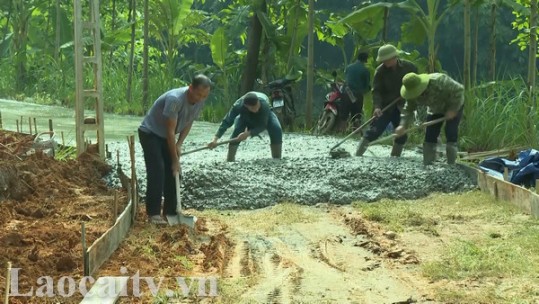 Bảo Thắng đề cao dân chủ trong làm đường giao thông nông thôn