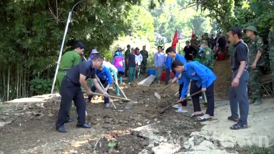 Tuổi trẻ Si Ma Cai có hơn 47 công trình, phần việc xây dựng nông thôn mới