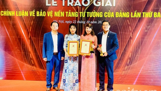 Lào Cai có 2 tác phẩm đoạt giải Cuộc thi Chính luận về bảo vệ nền tảng tư tưởng của Đảng năm 2023