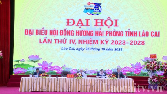 Đại hội đại biểu Hội đồng hương Hải Phòng tại Lào Cai thành công tốt đẹp