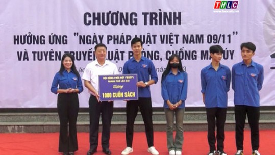 Thành phố Lào Cai tổ chức Chương trình hưởng ứng Ngày Pháp luật Việt Nam năm 2023