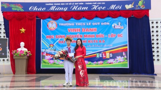 Gặp gỡ học sinh THCS đầu tiêu đạt 8.5 IELTS của Lào Cai