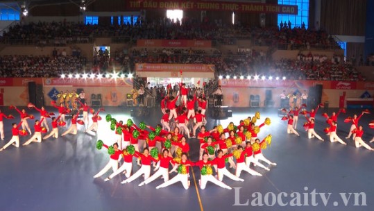 Ấn tượng Lễ khai mạc Hội khỏe Phù Đổng tỉnh Lào Cai lần thứ IX năm 2023