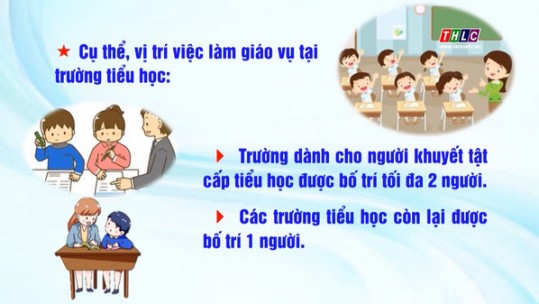 Trường tiểu học và trung học cơ sở công lập sẽ có thêm giáo vụ từ ngày 16/12/2023