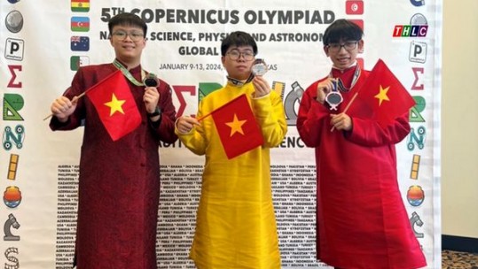 Học sinh Lào Cai giành huy chương tại Kỳ thi Olympic Khoa học và Thiên văn quốc tế tại Mỹ