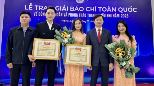 Đài PT - TH Lào Cai đạt giải C Giải Báo chí về công tác Đoàn và phong trào thanh thiếu nhi