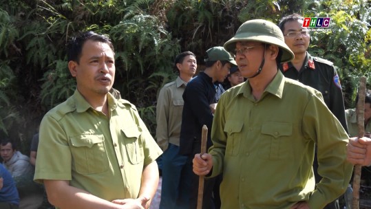Bí thư Tỉnh ủy Đặng Xuân Phong chỉ đạo công tác chữa cháy rừng tại Sa Pa