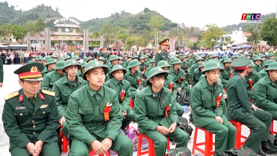 Các địa phương trong tỉnh đồng loạt tổ chức Lễ giao, nhận quân năm 2024