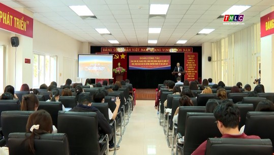Đoàn công tác Khoa Quan hệ quốc tế, Học viện Báo chí và Tuyên truyền thực tế tại Lào Cai