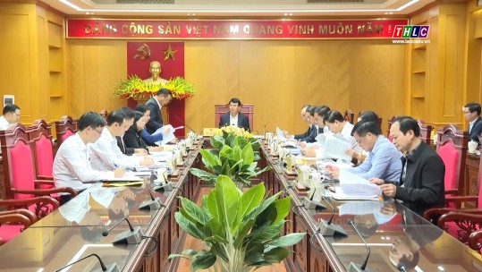 Thường trực Tỉnh ủy làm việc với Đảng Đoàn Ủy ban MTTQ Việt Nam tỉnh
