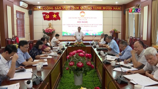 Lấy ý kiến góp ý vào dự thảo Văn kiện Đại hội đại biểu MTTQ Việt Nam tỉnh lần thứ XVI, nhiệm kỳ 2024-2029