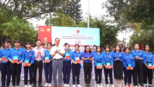 Lào Cai kết nạp hơn 6.000 đoàn viên mới