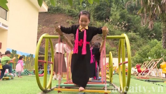 Lào Cai: 4 địa phương hoàn thành thí điểm phổ cập giáo dục mầm non 4 tuổi