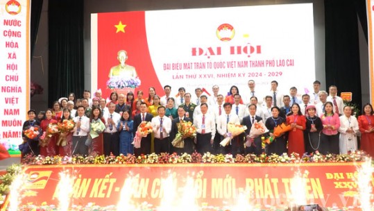 Đại hội Đại biểu MTTQ Việt Nam thành phố Lào Cai thành công tốt đẹp