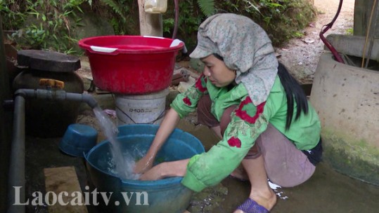 Lào Cai nỗ lực cải thiện nước sạch, vệ sinh môi trường nông thôn