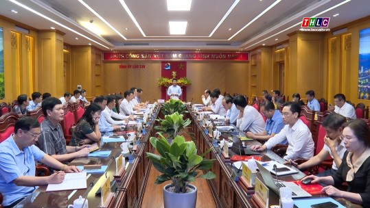 Thường trực Tỉnh ủy làm việc với Ban Thường vụ Huyện ủy Si Ma Cai