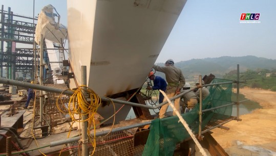An toàn lao động trên cầu Phú Thịnh