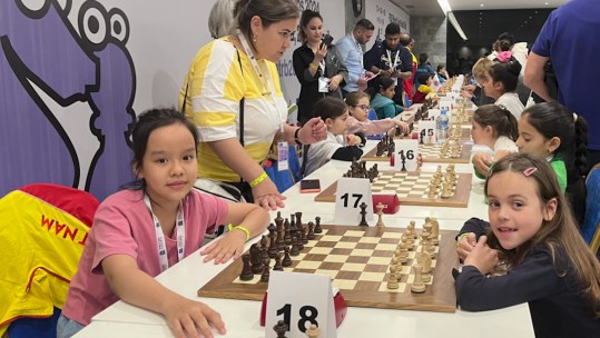 Kỳ thủ Phạm Như Ý của Lào Cai đứng thứ 5 tại Giải Vô địch cờ vua trẻ thế giới