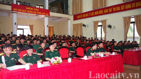 Bộ Chỉ huy Quân sự tỉnh Lào Cai gặp mặt kỷ niệm 70 năm chiến thắng Điện Biên Phủ