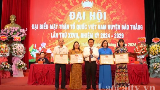 Đại hội đại biểu Mặt trận Tổ quốc Việt Nam huyện Bảo Thắng lần thứ XXVII