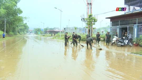 Mưa lớn, nhiều khu vực ở phía Nam thành phố Lào Cai ngập úng