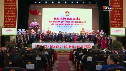 Đại hội đại biểu MTTQ Việt Nam thị xã Sa Pa lần thứ XXIII, nhiệm kỳ 2024-2029