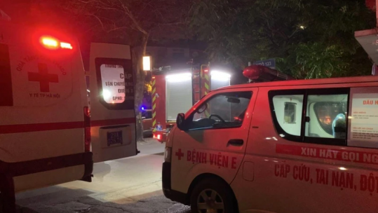 Bệnh viện Giao thông vận tải đang điều trị cho 3 nạn nhân vụ cháy tại Trung Kính