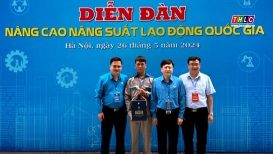 1 công nhân tỉnh Lào Cai được tôn vinh, khen thưởng tại Diễn đàn “Nâng cao năng suất lao động quốc gia”