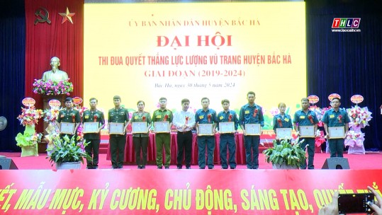 Đại hội thi đua quyết thắng lực lượng vũ trang huyện Bắc Hà