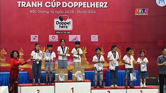 Các kỳ thủ Lào Cai giành 12 huy chương tại Giải vô địch cờ vua trẻ quốc gia 2024