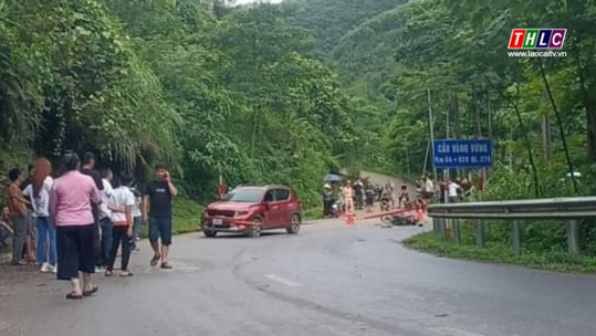 Va chạm giao thông tại cầu Vàng Vừng, xã Xuân Hòa, huyện Bảo Yên: một người bị thương nặng