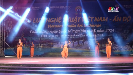 Giao lưu nghệ thuật Việt Nam - Ấn Độ chào mừng Ngày quốc tế Yoga lần thứ X