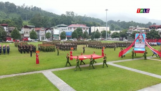 Tổng duyệt lễ ra mắt Lực lượng tham gia bảo vệ an ninh trật tự ở cơ sở