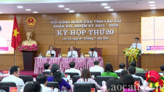 Khai mạc Kỳ họp thứ 20 - HĐND tỉnh Lào Cai khóa XVI